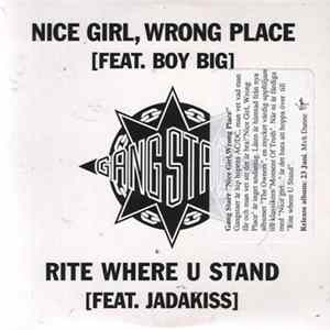 Gang Starr - Nice Girl, Wrong Place / Rite Where U Stand FLAC