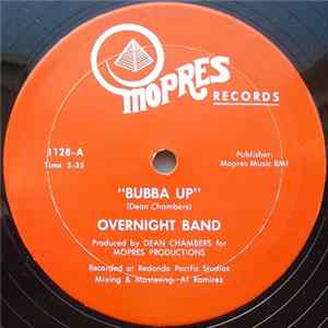 Overnight Band - Bubba Up / Disco Tossed Salad FLAC