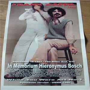 Frank Zappa - In Memorium Hieronymus Bosch / While You Were Art No.1 FLAC