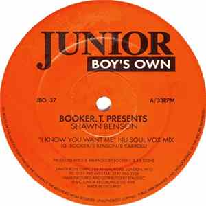 Booker. T. Presents Shawn Benson - I Know You Want Me FLAC