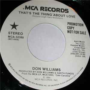 Don Williams - That's The Thing About Love FLAC