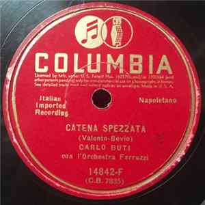 Carlo Buti Con L'Orchestra Ferruzzi - Catena Spezzata / Vecchia Ringhiera FLAC