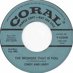 Cindy And Lindy - The Wonder That Is You / I'll String Along With You FLAC