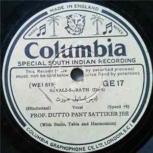 Prof. Datto Pant Sattikerjee - Savali Surat (Desh) FLAC