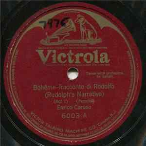 Enrico Caruso - Boheme-Racconto di Rodolfo / Lolita FLAC