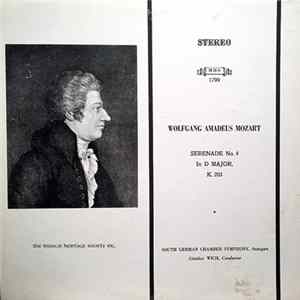 Wolfgang Amadeus Mozart / South German Chamber Symphony, Stuttgart, Günther Wich - Serenade No. 4 In D Major, K. 203 FLAC