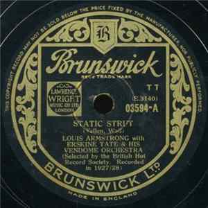 Louis Armstrong With Erskine Tate & His Vendome Orchestra - Static Strut / Stomp Off, Let's Go FLAC