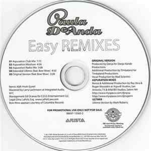 Paula DeAnda - Easy (Remixes) FLAC