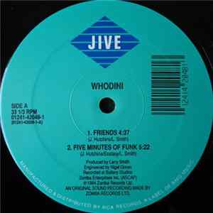 Whodini - Friends / Five Minutes Of Funk FLAC