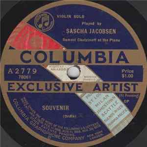 Sascha Jacobsen - Souvenir / Serenade FLAC