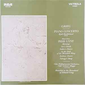 Grieg — Kjell Baekkelund - Oslo Philharmonic Orchestra, Odd Grüner-Hegge - Piano Concerto / Music From Peer Gynt FLAC