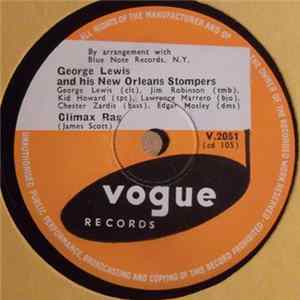 George Lewis And His New Orleans Stompers - Climax Rag / Deep Bayou Blues FLAC