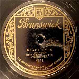 Ben Bernie And His Orchestra - Black Eyes / Song Of The Bayou FLAC