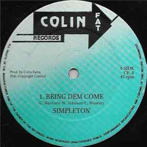 Simpleton - Bring Dem Come FLAC