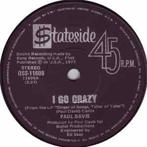 Paul Davis - I Go Crazy FLAC