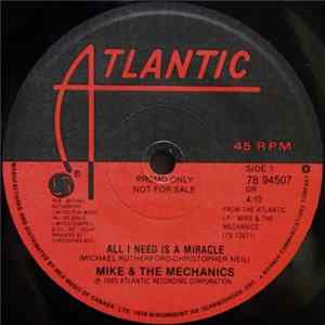 Mike & The Mechanics - All I Need Is A Miracle FLAC