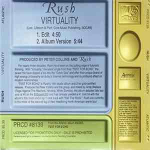 Rush - Virtuality FLAC