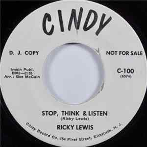 Ricky Lewis - Stop, Think & Listen / I'm Lonely Too FLAC