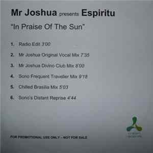 Mr Joshua Presents Espiritu - In Praise Of The Sun FLAC