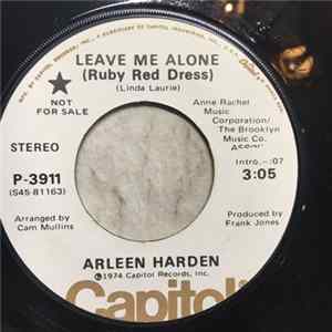 Arleen Harden - Leave Me Alone (Ruby Red Dress) / It's So Good With You FLAC