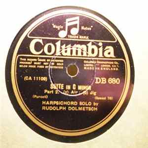 Rudolph Dolmetsch - Suite In C Minor FLAC