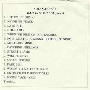 Makaveli - Bad Boy Killa Part 4 FLAC