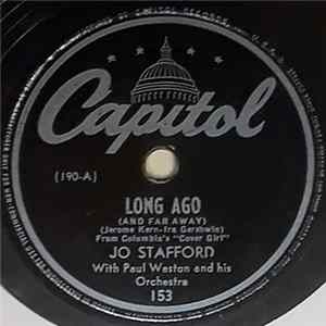 Jo Stafford With Paul Weston And His Orchestra - Long Ago / I Love You FLAC
