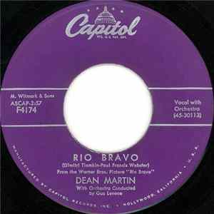 Dean Martin - Rio Bravo / My Rifle, My Pony And Me FLAC