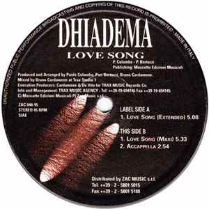 Dhiadema - Love Song FLAC