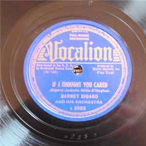 Barney Bigard And His Orchestra - Drummer's Delight/ If I Thought You Cared FLAC
