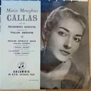 Maria Meneghini Callas And The Philharmonia Orchestra - Puccini Operatic Arias FLAC