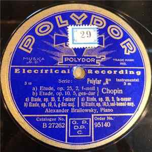 Chopin, Alexander Brailowsky - Etude / Waltz FLAC