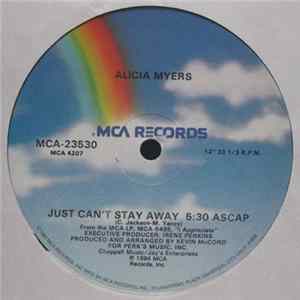Alicia Myers - Just Can't Stay Away / Appreciation FLAC