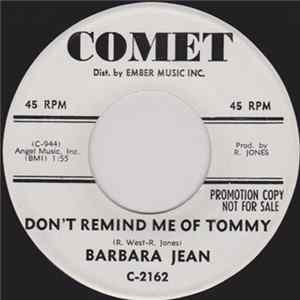 Barbara Jean - Don't Remind Me Of Tommy / How Can I Forget You FLAC